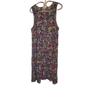 Vintage long princess cut floral sping dress